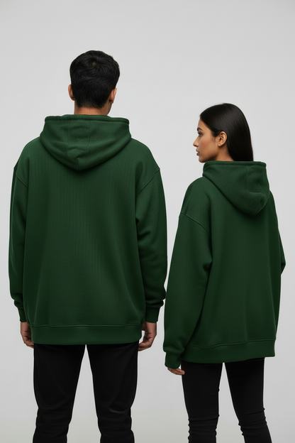 Classic Oversized Hoodie - Bottle Green