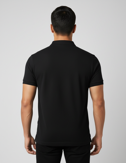 Classic Polo Tee - Black