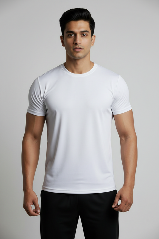 Classic Active Stretch Tee - White