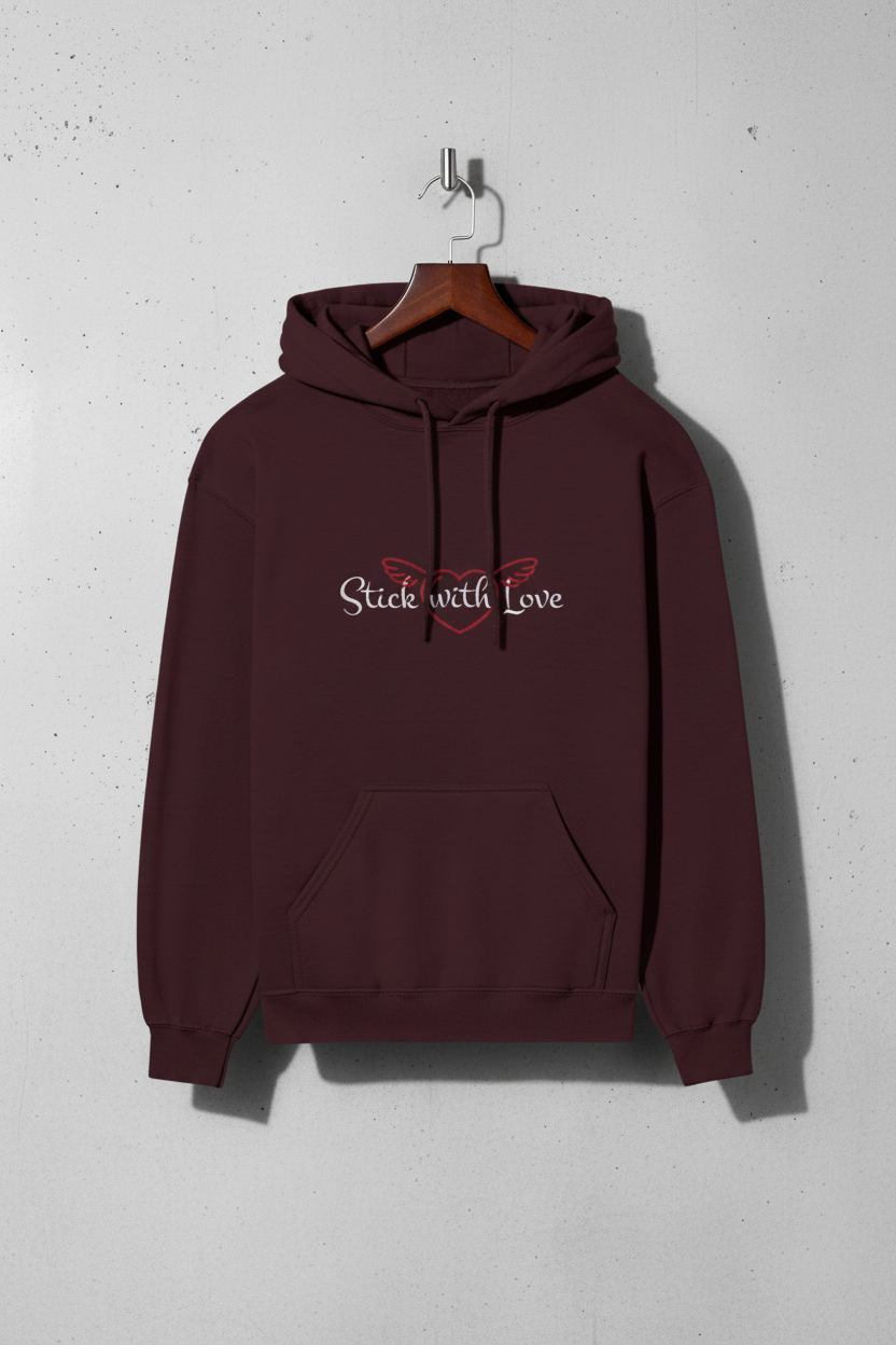 Stick with Love Graphic Hoodie