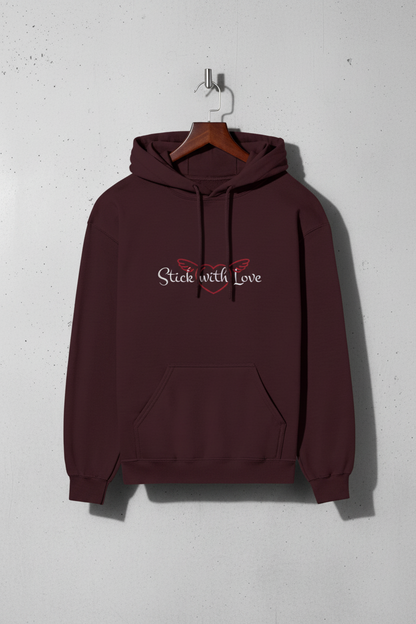 Stick with Love Graphic Hoodie