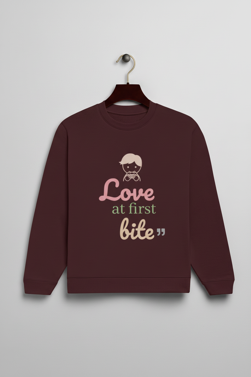 Love at first Bite Graphic Sweatshirt
