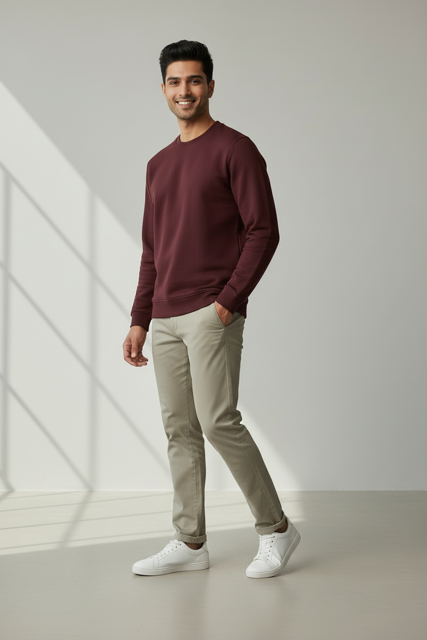 Classic Sweatshirt - Maroon