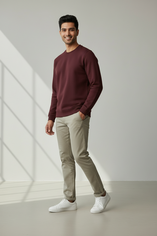 Classic Sweatshirt - Maroon