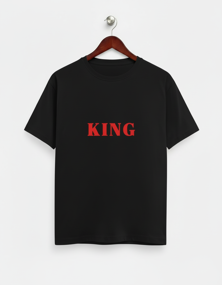 King Graphic Tee - Black