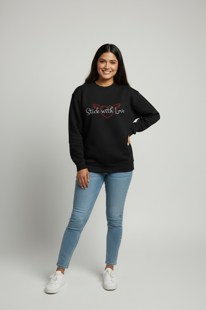Stick with Love Graphic Oversized Sweatshirt