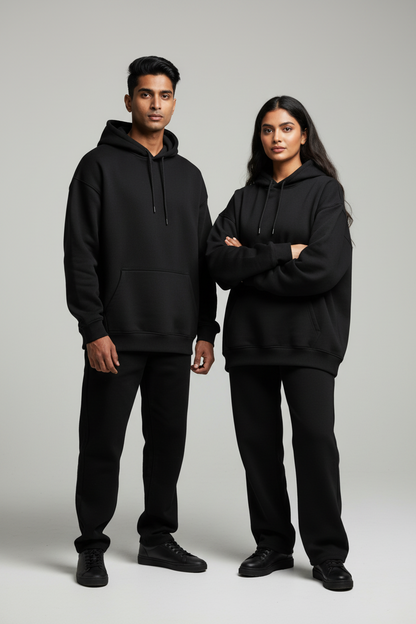 Classic Oversized Hoodie - Black