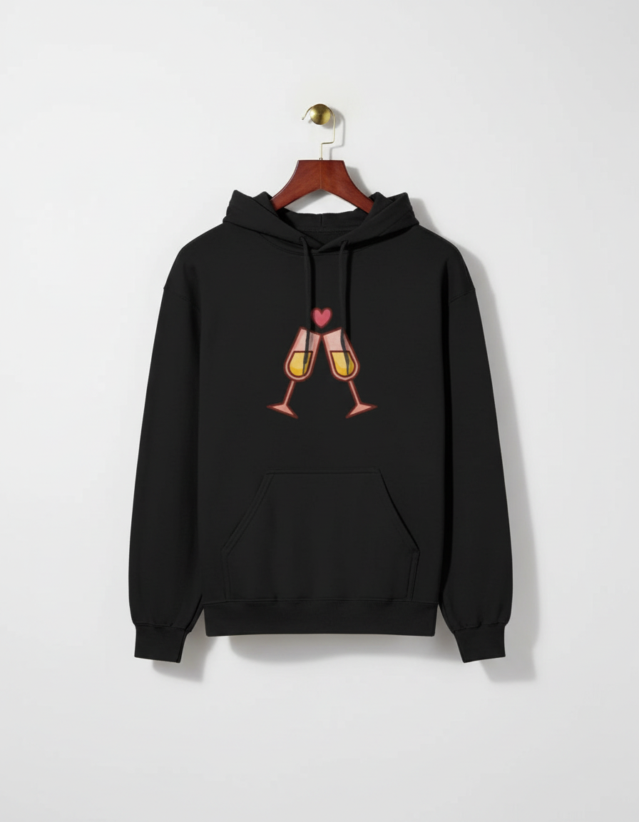 Cheers to Love Graphic Hoodie