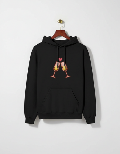 Cheers to Love Graphic Hoodie