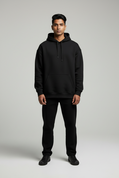 Classic Oversized Hoodie - Black