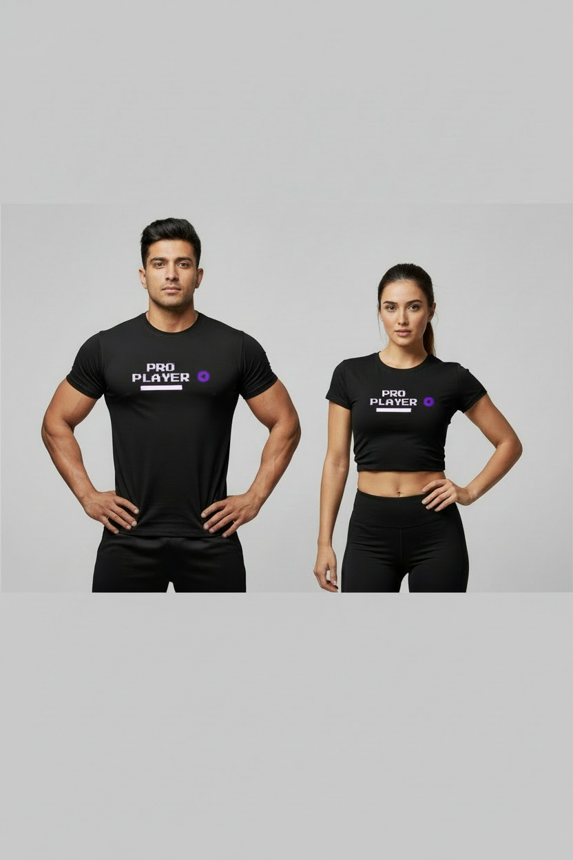 Pro Player Active Stretch Tee - Black