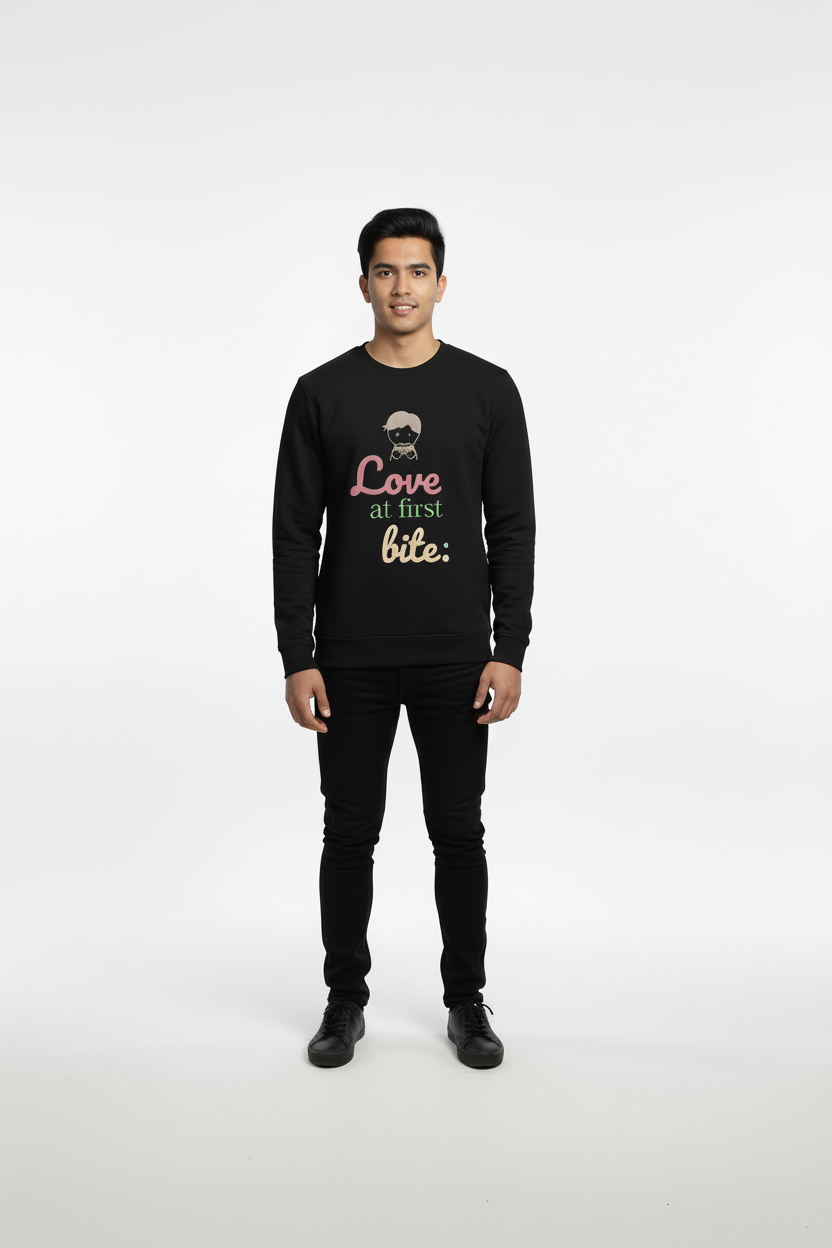 Love at first Bite Graphic Sweatshirt