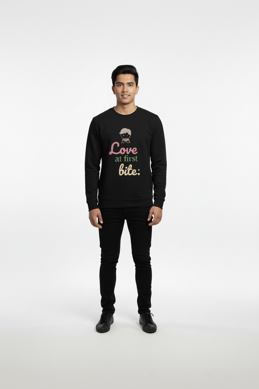 Love at first Bite Graphic Sweatshirt