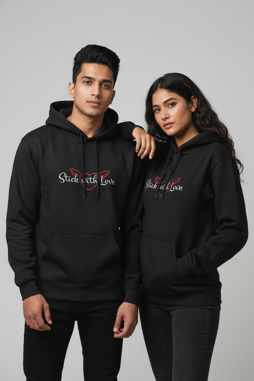 Stick with Love Graphic Hoodie