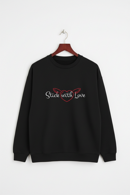 Stick with Love Graphic Oversized Sweatshirt