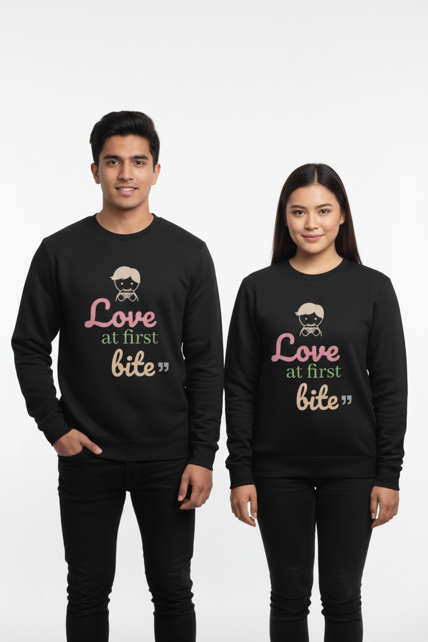 Love at first Bite Graphic Sweatshirt