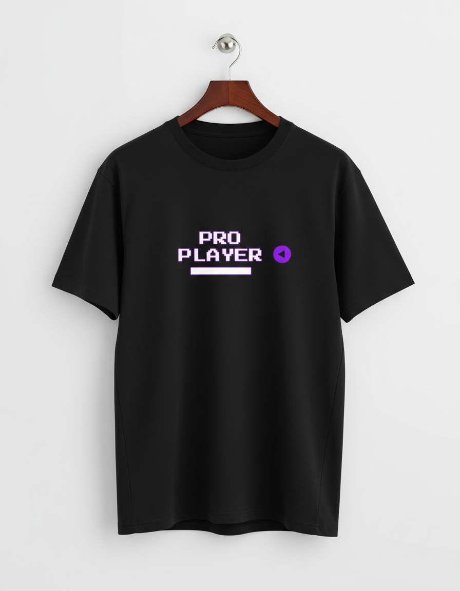 Pro Player Active Stretch Tee - Black