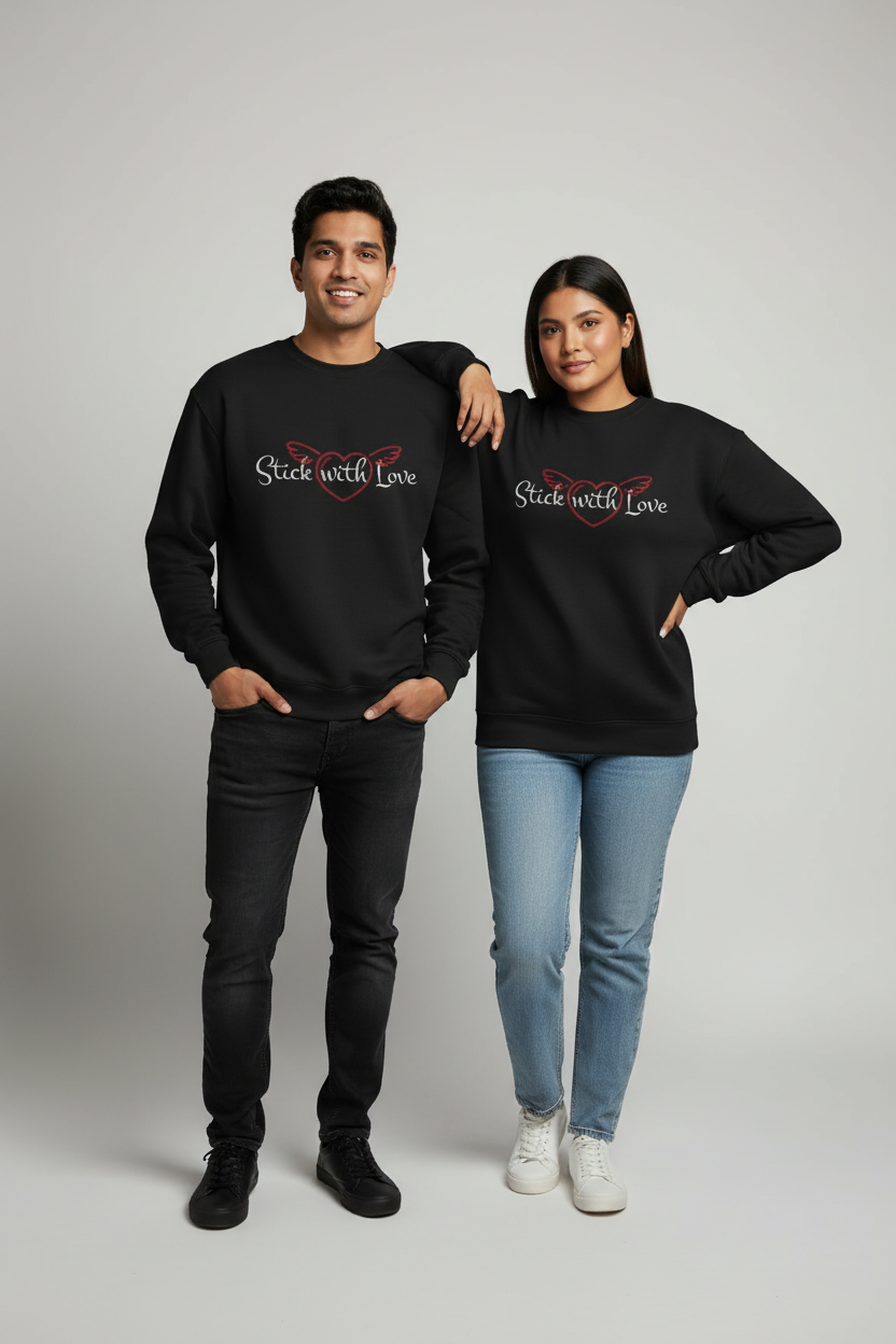 Stick with Love Graphic Oversized Sweatshirt