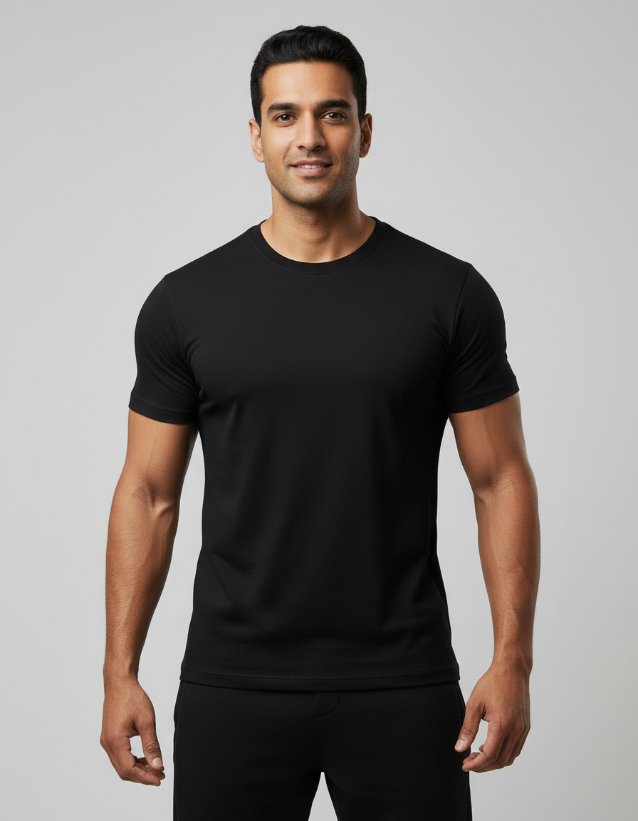 Classic Active Stretch Tee - Black