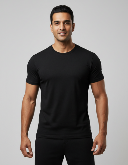 Classic Active Stretch Tee - Black