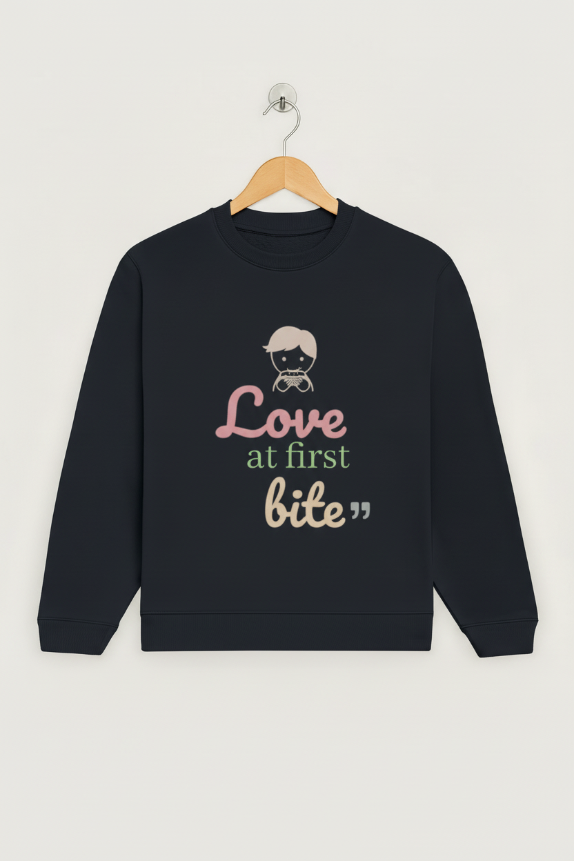 Love at first Bite Graphic Sweatshirt