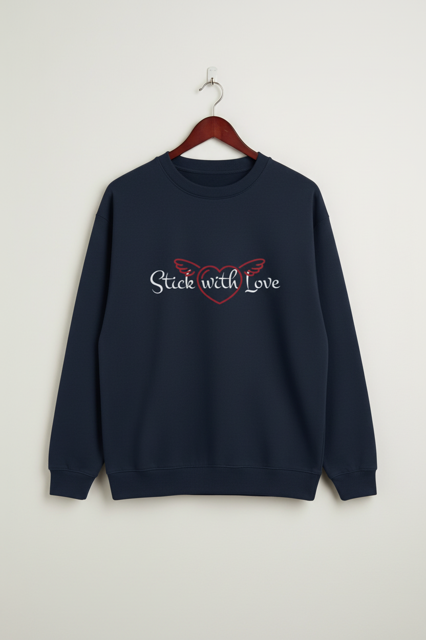 Stick with Love Graphic Oversized Sweatshirt
