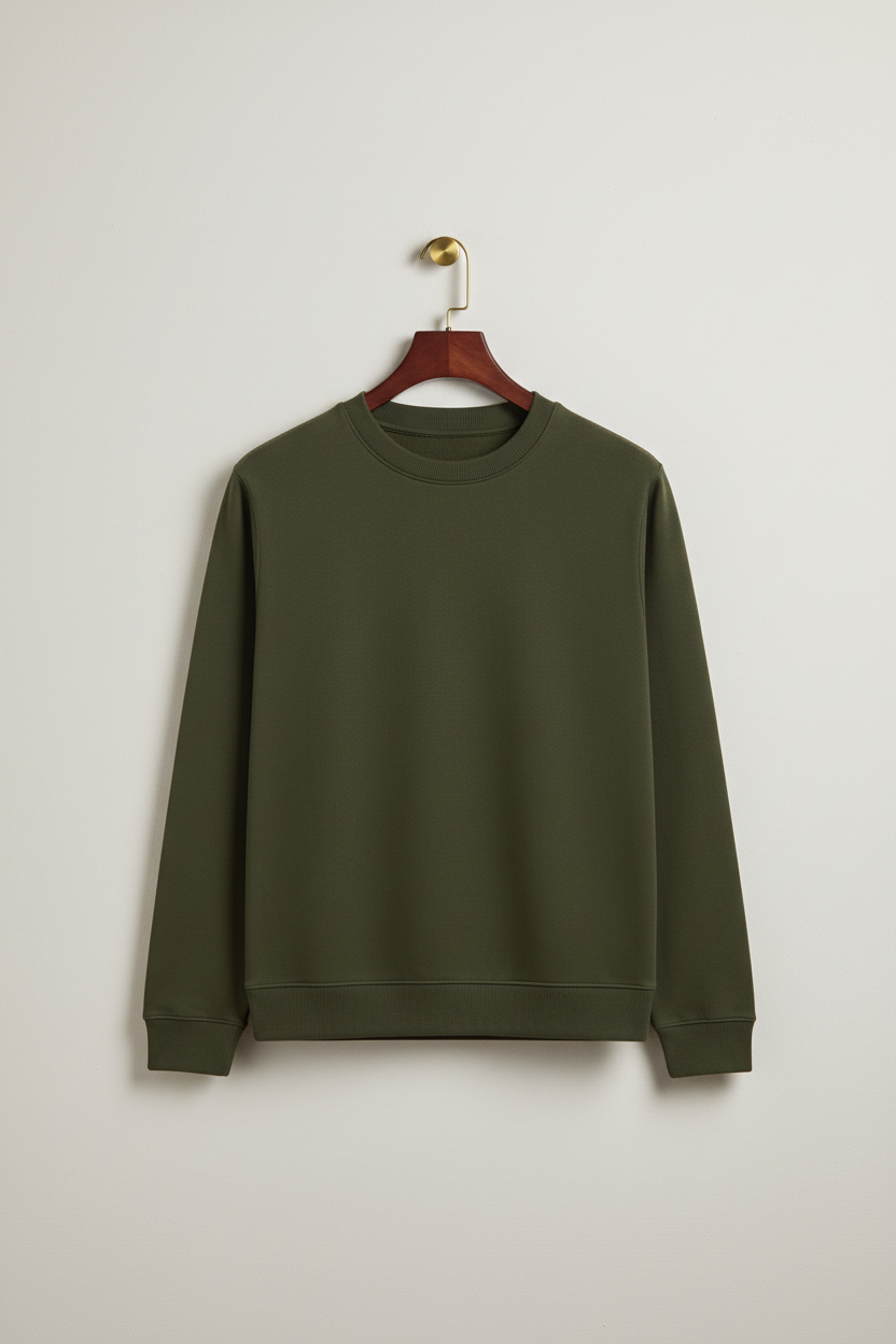Classic Sweatshirt - Olive Green