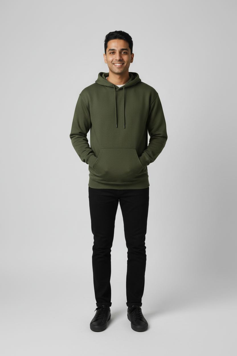 Classic Hoodie - Olive Green