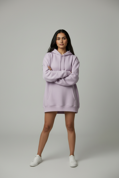 Classic Oversized Hoodie - Baby Pink