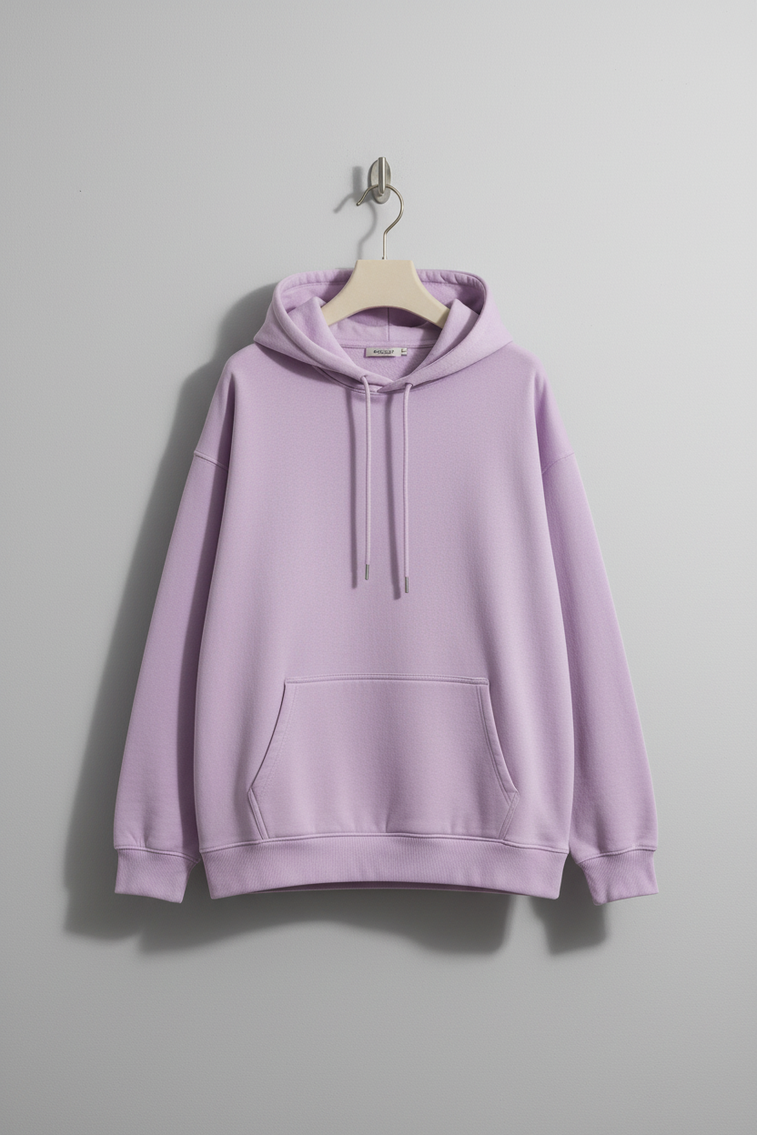 Classic Oversized Hoodie - Baby Pink
