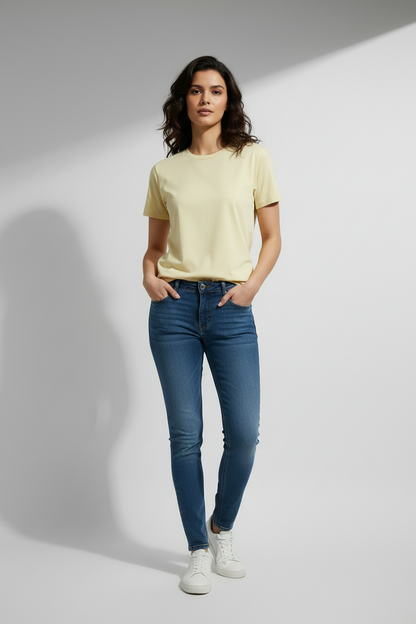 Classic Supima Tee - Beige