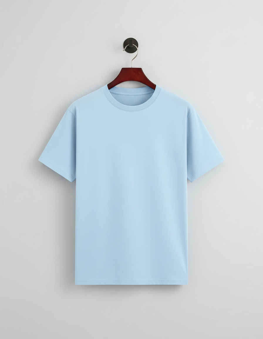 Classic Active Stretch Tee - Baby Blue