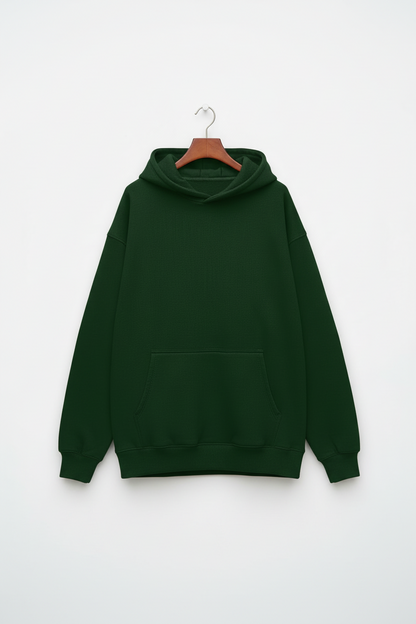 Classic Oversized Hoodie - Bottle Green