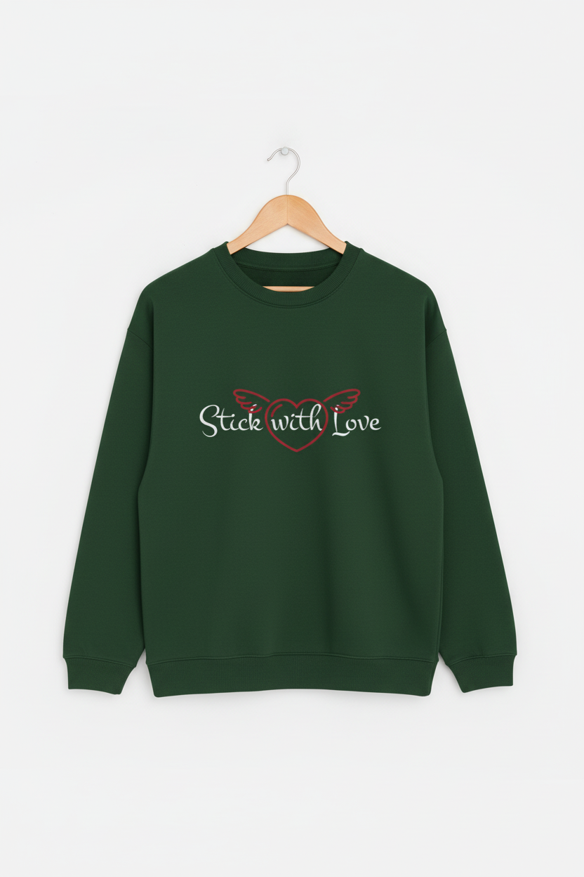 Stick with Love Graphic Oversized Sweatshirt