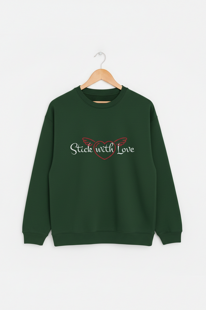 Stick with Love Graphic Oversized Sweatshirt