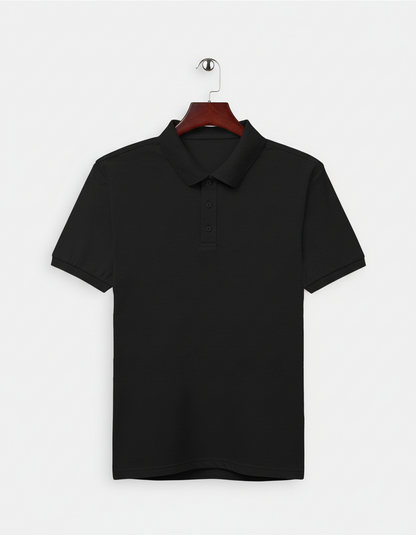 Classic Polo Tee - Black